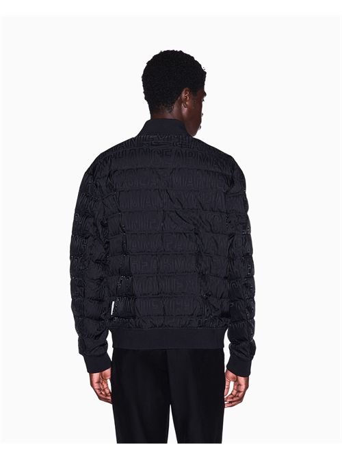 Piumino in nylon jacquard con dettagli in maglia ARMANI EXCHANGE | XM003310AF28563/FC340